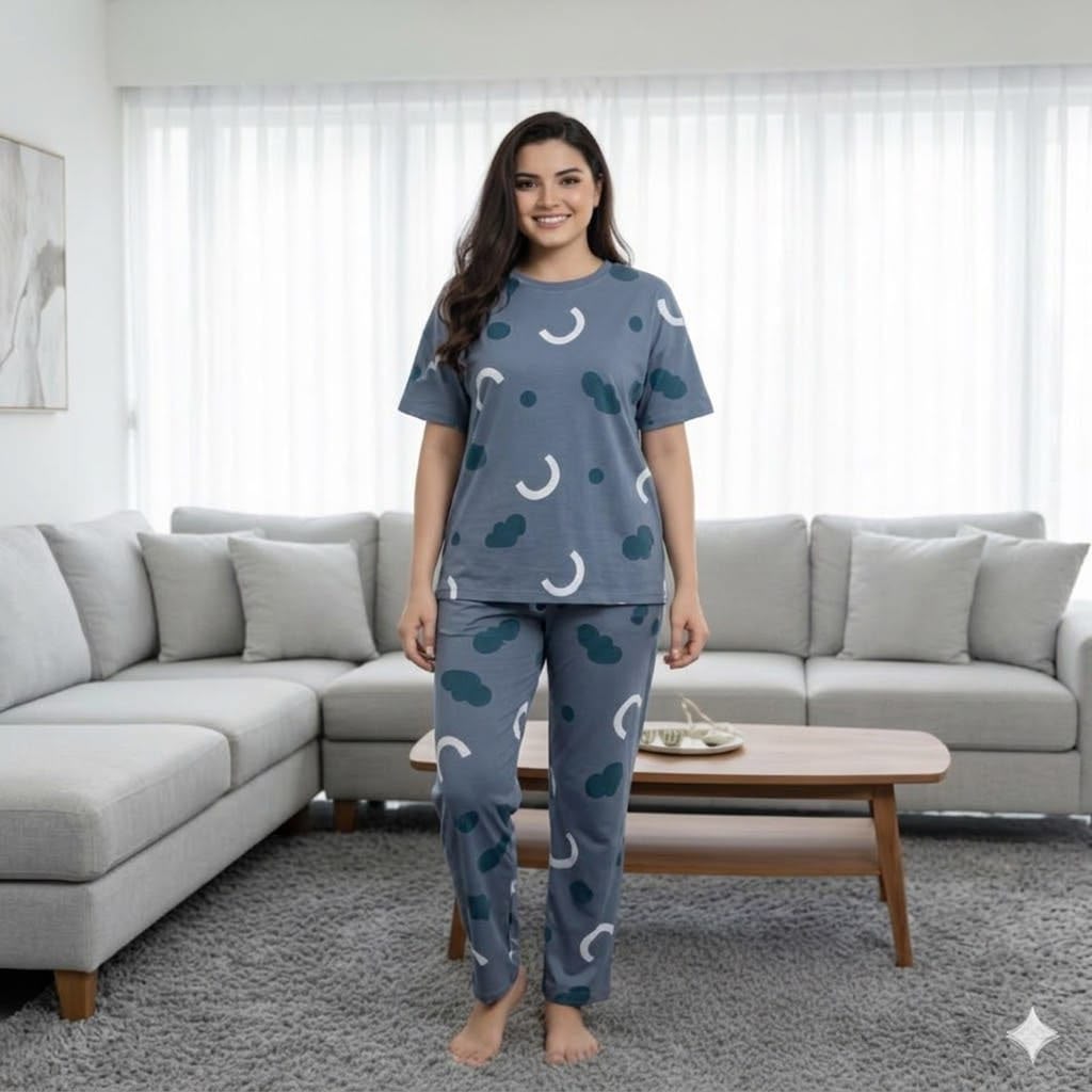 High quality soft Cotton jersey - Night suits by TZ Store