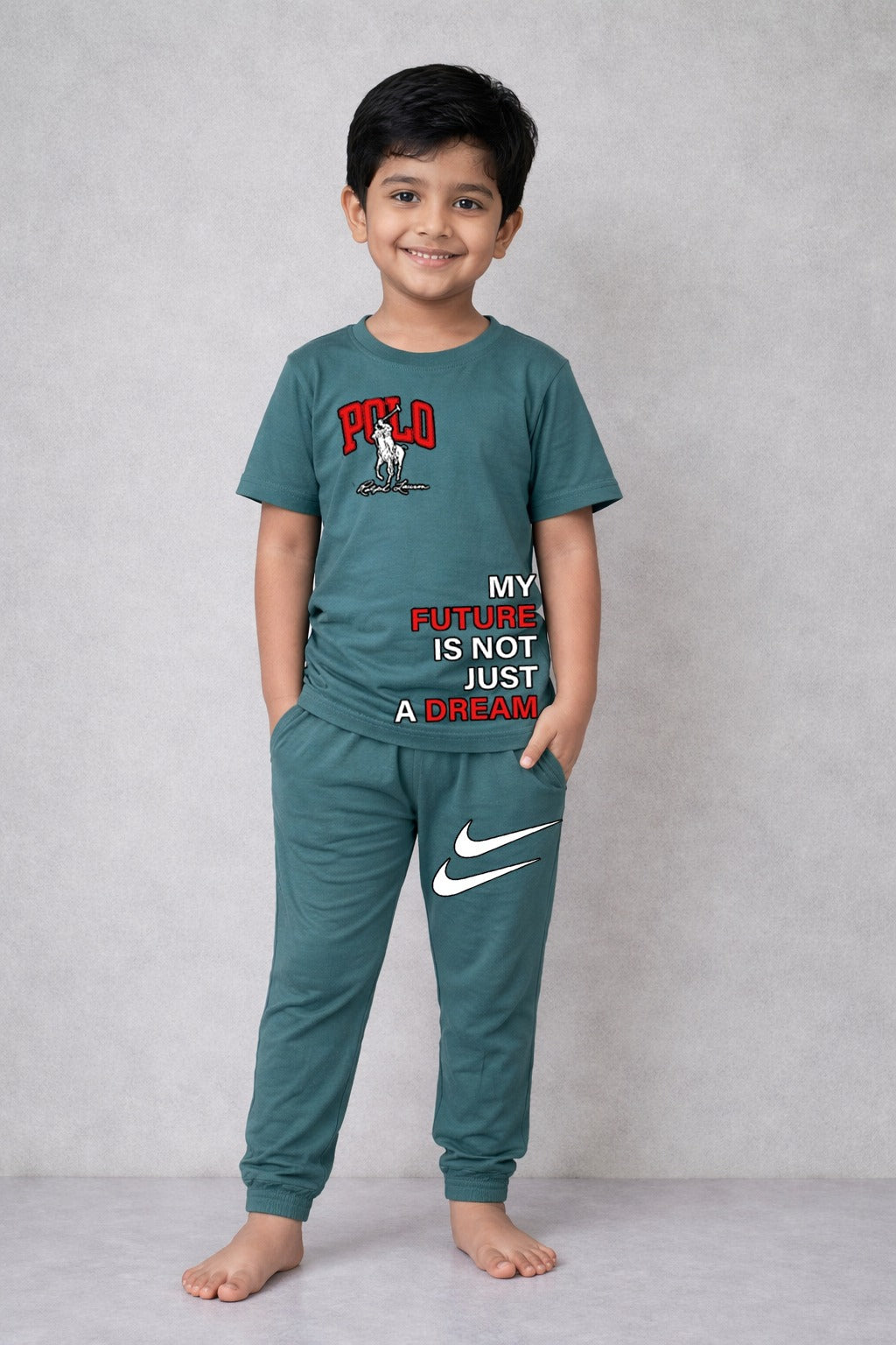 High Quality soft cotton jersey - Kids T.Shirt & Trauser